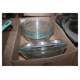 Pie Plates-Clear, Crust Protectors