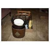 Thread Holder; Recipe Book Holder; tins