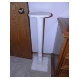 White Plant Stand; 36"h.; Wooden;