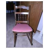 Rocking Chair; Wooden; 32 1/2"h.;