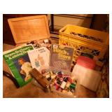 Thread Assortment; Yarn; Tack-It Pattern Markers;