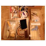 Binding; Ribbon; Hoops; Glue Gun; Asst. Items;