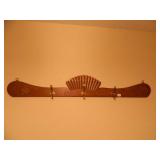 Wall Décor w/Hooks; 61" length;