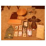 Wall Décor; Picture Frames; Cross; Asst. Items;