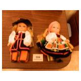 Sztuka Lowicka Polish Dolls; 2-Girls;