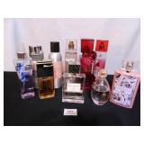 Hand Quilted Quilt; Blues w/Floral Design;