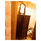 Jewelry Armoirre; 15 1/2" x 19" x 65"h.;