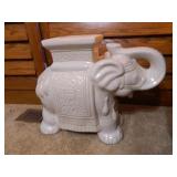 Elephant Table; 8" x 23" x 18"h.;