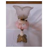 Antique Kerosene Lamp; Modified to Electric;