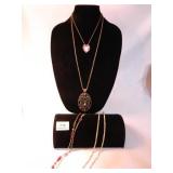 Eyeglass holders/Necklaces (2) Heart Necklace