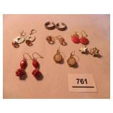 Pink Pierced Earring sets (7 total sets)
