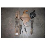 Vintage Tools; Planer; Wrench; Nail Pullers;