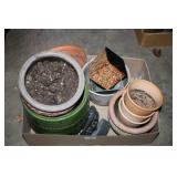 Flower Pots; Assorted;