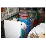 Plastic Storage Containers; Assorted Sizes;