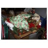 Christmas Floral Group; 4 Tubs; 2-Boxes;