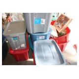 Christmas Décor; 9-Tubs; Plush Animals;