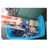 Fourth of July Decorations; Flags; Floral; Signs;