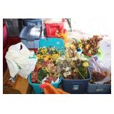 Fall Floral; 5-Tubs; 1-Box; Assorted Silk Floral;