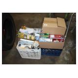 Lightbulbs; Assorted; 2-Plastic Tubs; 1-Box;