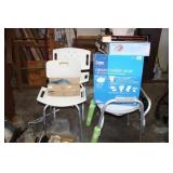 Shower Chairs-(2); Adult Potty Chair;