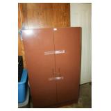 Metal Cabinet; 16" x 36" x 60"h.;