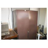 Metal Storage Cabinet; 16" x 36" x 60"h.;