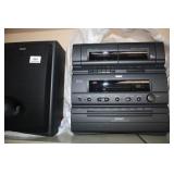 RCA 5-Disc CD Player w/Radio & Tape Deck;