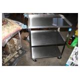 Stainless Steel Rolling Cart;