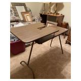 Folding Sewing Machine Table; 19" x 45" x 26"h.;