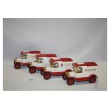 ERTL Die Cast Truck Banks; (4) 1/500 Limiteds