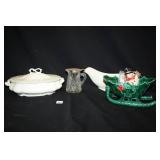 Casserole Dish; Gravy Boat; Syrup Dispenser;