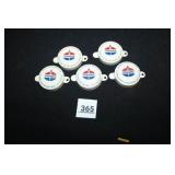 Standard Oil Metal Caps; Unused;