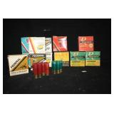 Shotgun Shell Boxes; 15 Empty Shotgun Shells;