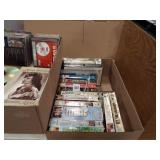 CDs, VHS Tapes, VHS Holder