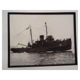 Military Ship Photo/Print, with frame