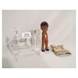 Doll with Native American Dress, 6"