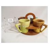 Winart Pottery, Miami, OK - Cup Set