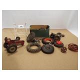 Toy Metal Tractor, Vehicle Tires/Parts