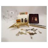 Variety Items - keys, tape measure, etc