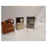 Transistor Radio - Sony, GE, one case