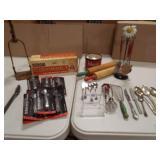 Kitchen Utensils, some vintage (1 box)