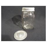Knox Mason Jar, with Glass Lid