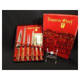 Emperor Steel Knife Set, in box