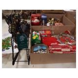 Holiday Christmas Décor, Etc (2 boxes)