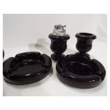 Ashtrays (3), Lighters (3)