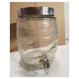 Glass Beverage Dispenser, 12"