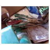 WRENCHES, SCREWDRIVERS, PLIERS, FLASHLIGHT,