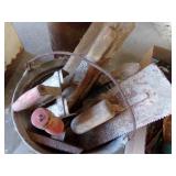 CONCRETE LEVELING TOOLS, CURRY COMBS, BOLTS