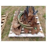 52- 8" DUCK FEET, 17- 114" SWEEPS, 8-18" SWEEPS