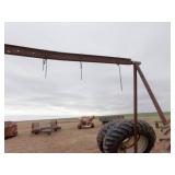 PIPE A FRAME ON WHEELS, 4" PIPE 13